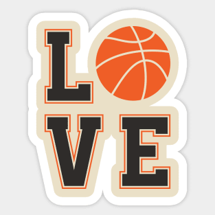 basketball love funny Sticker